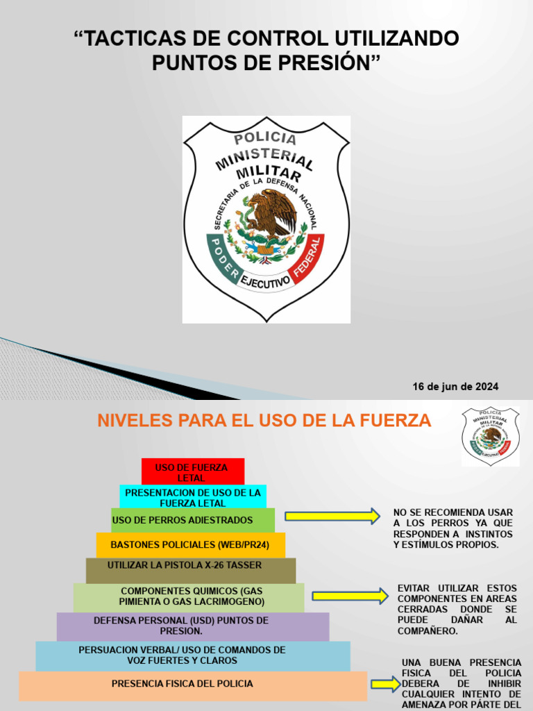 Clase Tacticas de Control Con PDP | Descargar gratis PDF | Policía ...