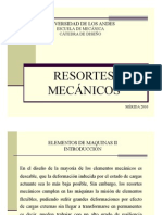 Diseño y aplicaciones de resortes mecánicos cilíndricos