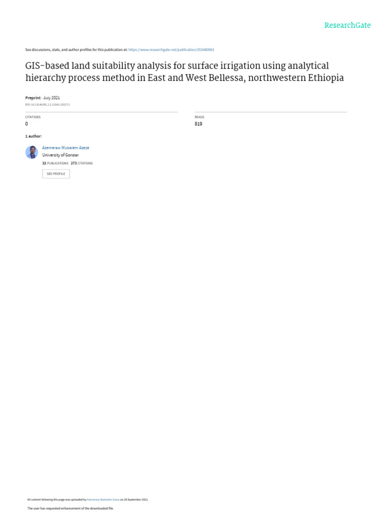 Gis Based Land Suitability Pdf Geographic Information System