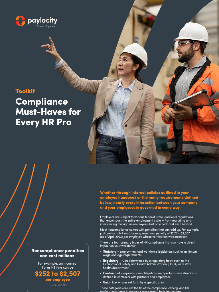 Paylocity HR Compliance Essentials | PDF | Employment | Family And ...