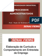 Elaboração de Curriculo e Comportamento em Entrevista de Emprego