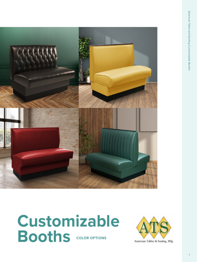 Customizable Booth Options and Colors | PDF