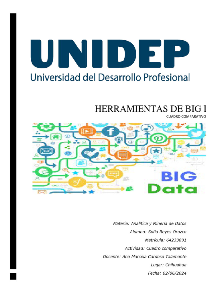 Comparativa de Herramientas Big Data | PDF | Big Data | Internet de las ...