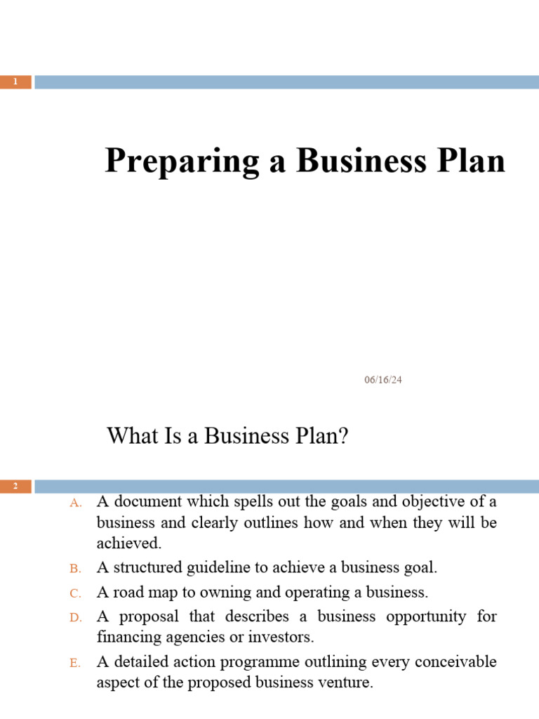 Chapter 2 Business Planning Pdf Expense Income Statement