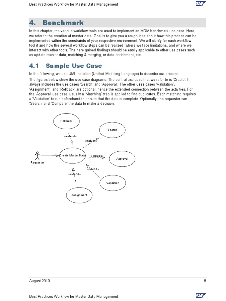 MDM Workflow Best Practices Guide | PDF | Use Case | Unified Modeling ...