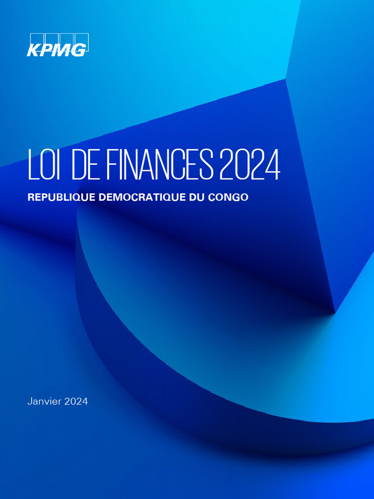 Loi de Finances 2024 en RDC | PDF | Impôts | Économie