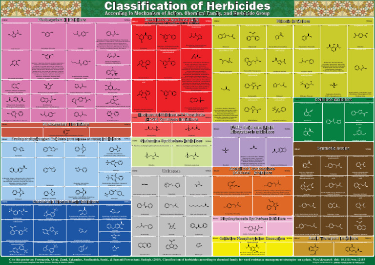 Herbicide Classification Guide | PDF | Agricultural Chemicals | Pesticide