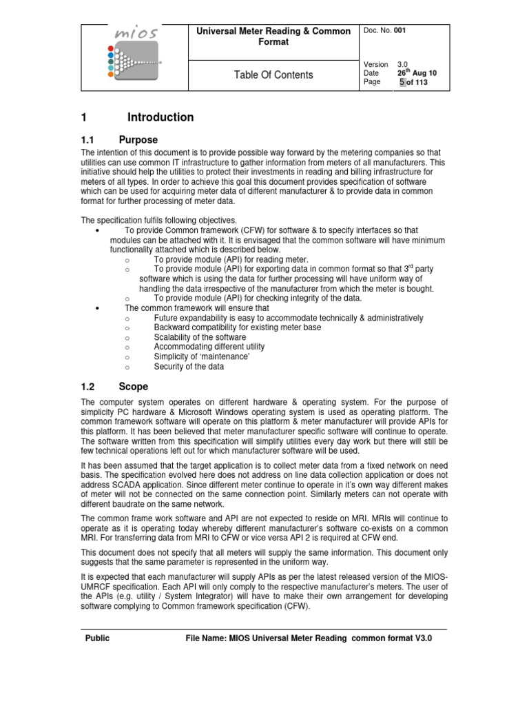 Industry Standard Software Examples