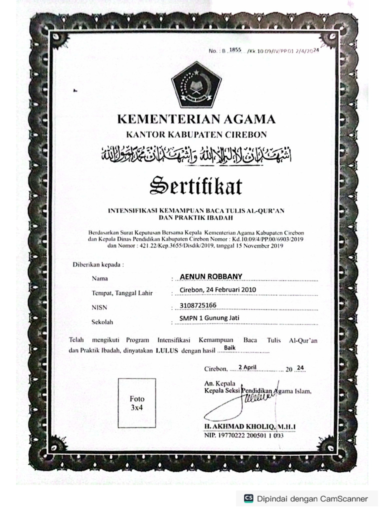 Contoh Penulisan Btq Pdf