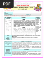 U3 S5 Sesion D5 Arte Reusamos Materiales para Hacer Manualidades