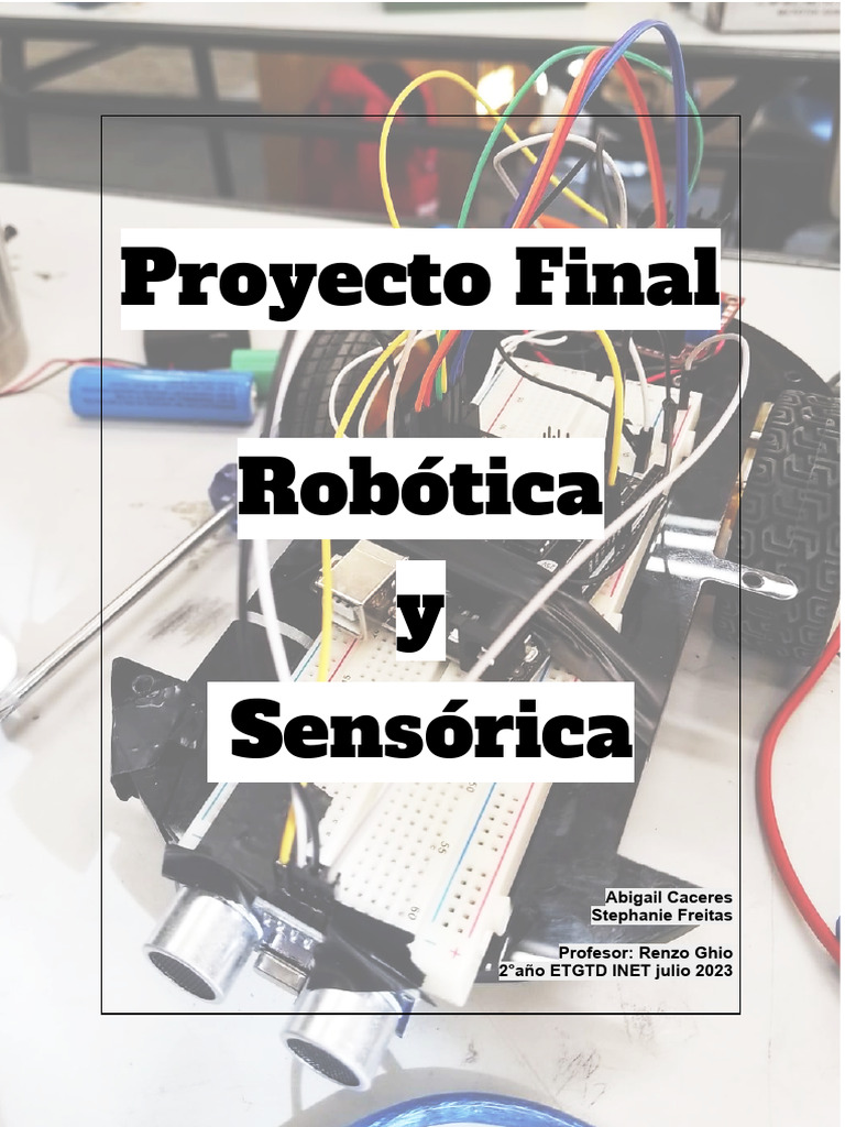 Proyecto Final | PDF | Robot | Robótica