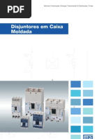 WEG Disjuntores Em Caixa Moldada Dw 50009825 Catalogo Portugues Br