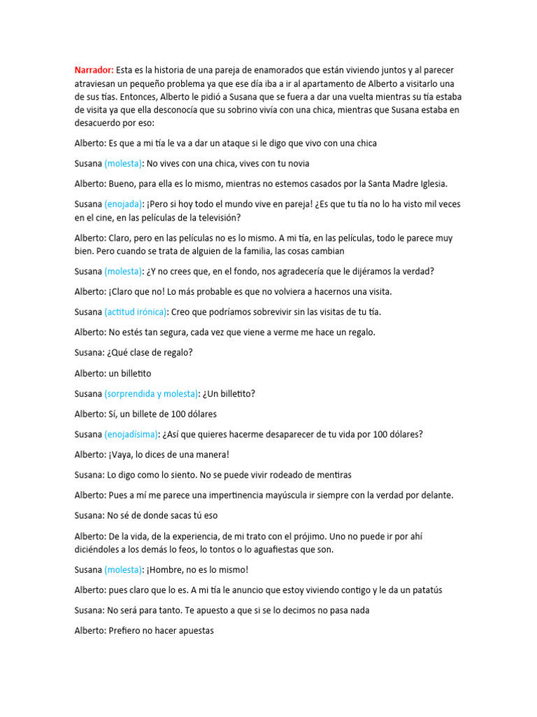 Diálogo teatro | PDF