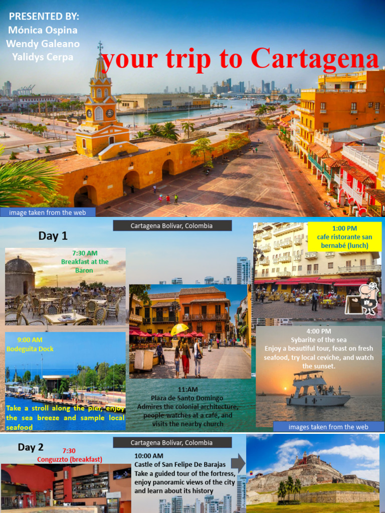Your Trip To Cartagena | PDF