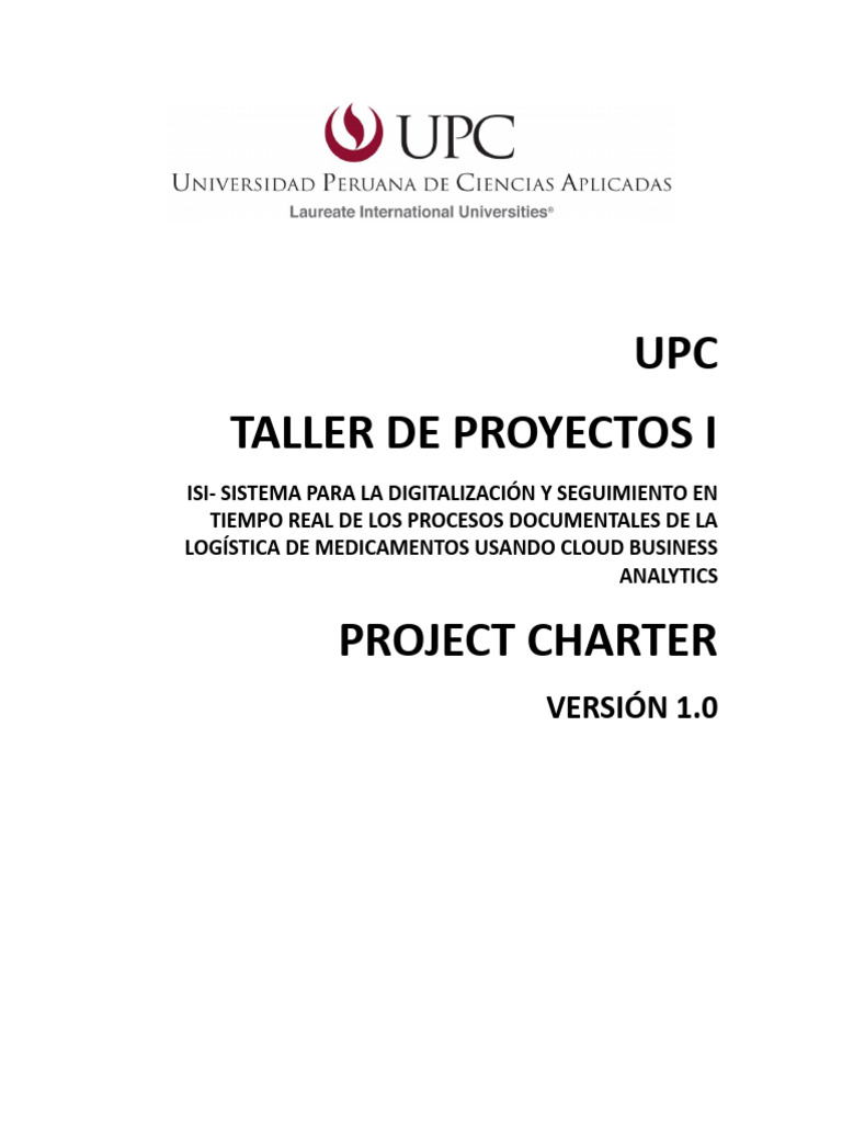 P8. Plantilla de Acta de Constitución Del Proyecto | PDF | Logística ...