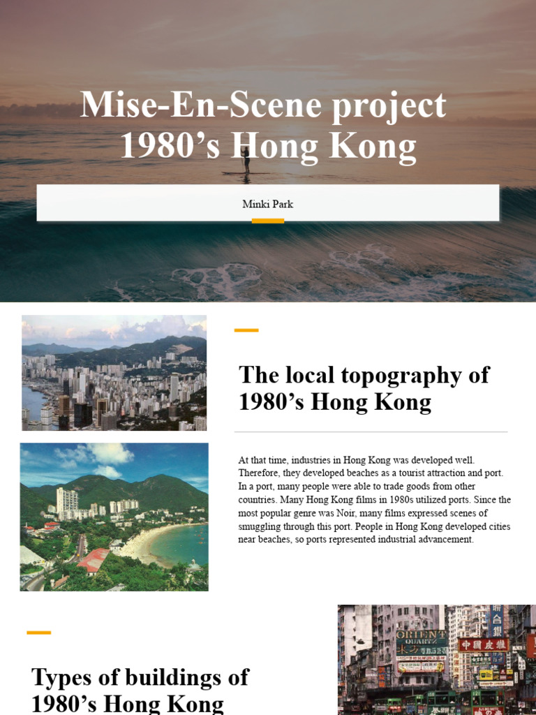 Mise-En-Scene Project 1980's Hong Kong | PDF | Film Noir
