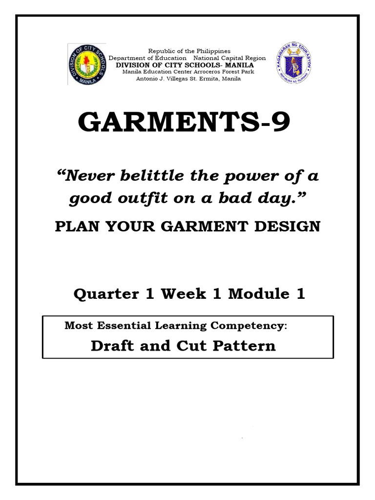 Garment Design Planning Module | PDF | Color | Trousers