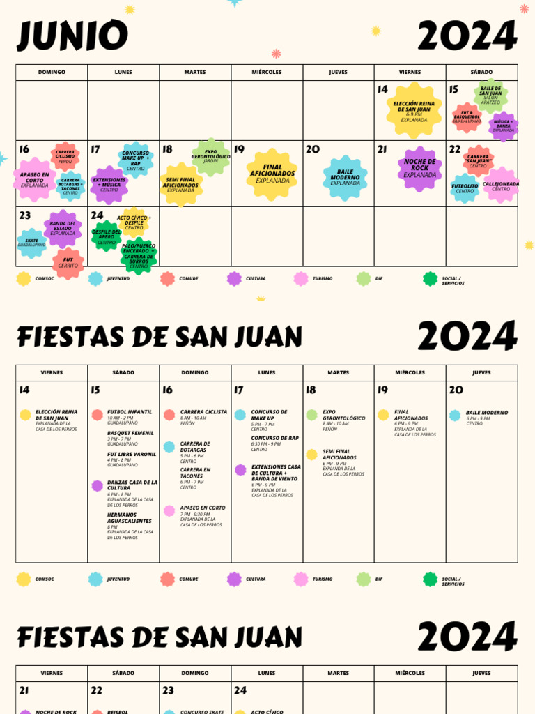 Calendario San Juan PDF
