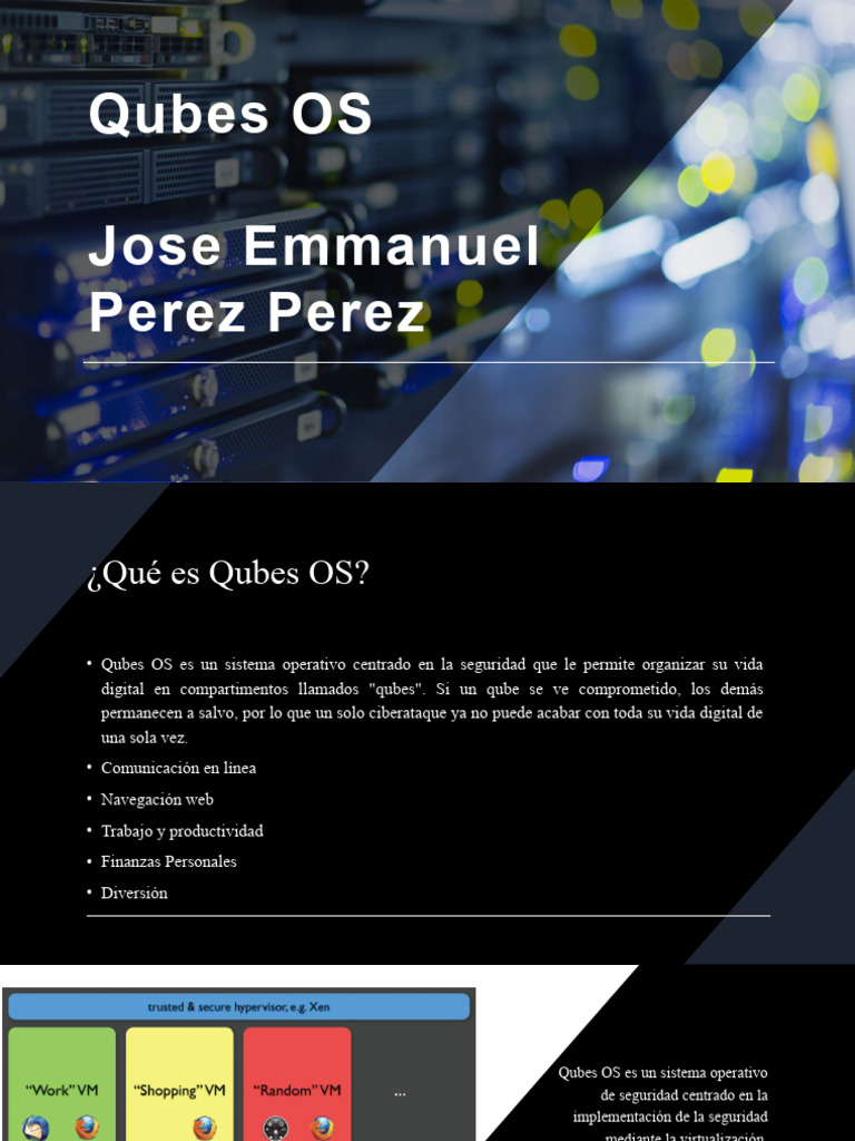 Qubes OS | PDF | Informática | Ciencias de la Computación