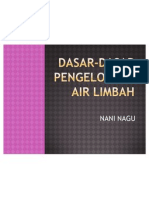 Dasar-dasar Pengelolaan Air Limbah