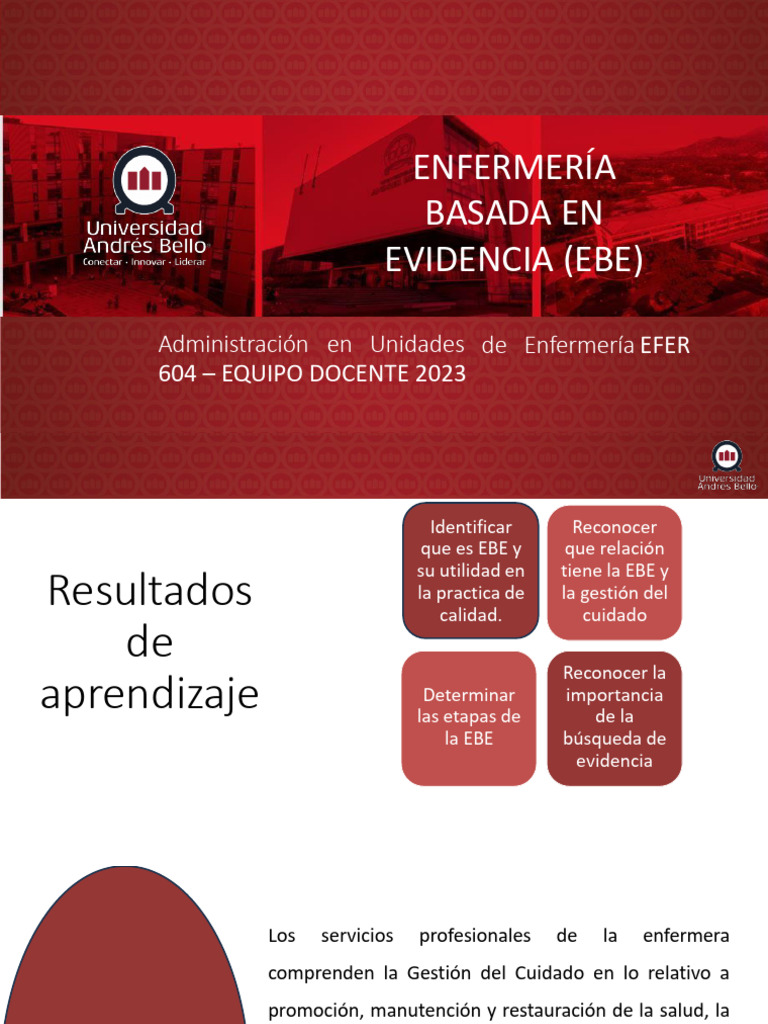 Introducción a la Enfermería Basada en Evidencia | PDF | Enfermería ...