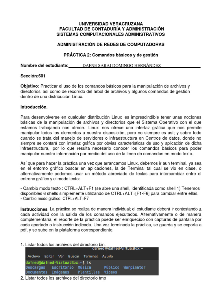 Comandos Básicos de Linux en Redes | PDF | Interfaz de línea de comando ...