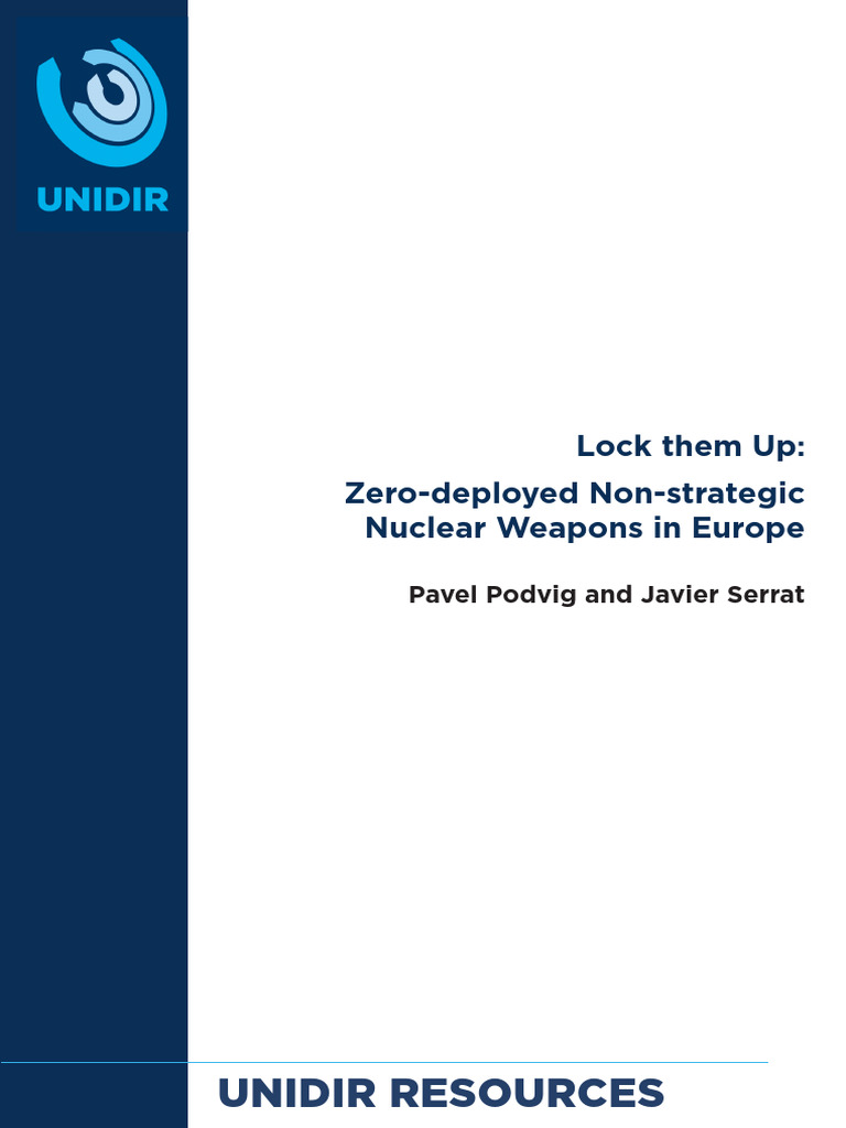 Zero-Deployed Nuclear Weapons in Europe | PDF | Nuclear Weapons ...