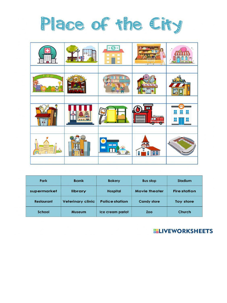 Places in A City | PDF