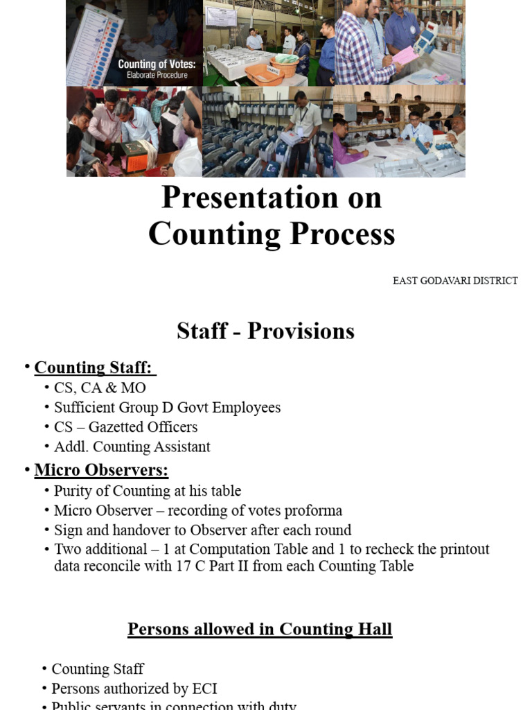 Postal Ballot Counting Procedure 2024 | PDF | Electronic Voting | Voting