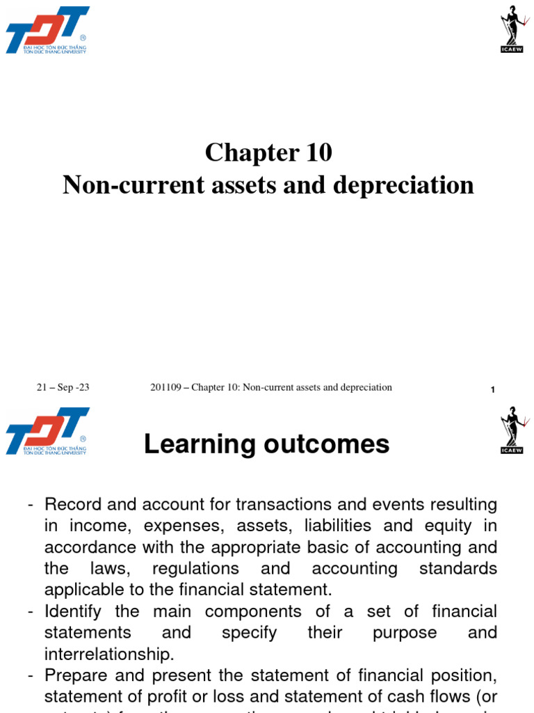 ICAEW - Chapter 10 - Non-Current Assets and Depreciation | PDF ...