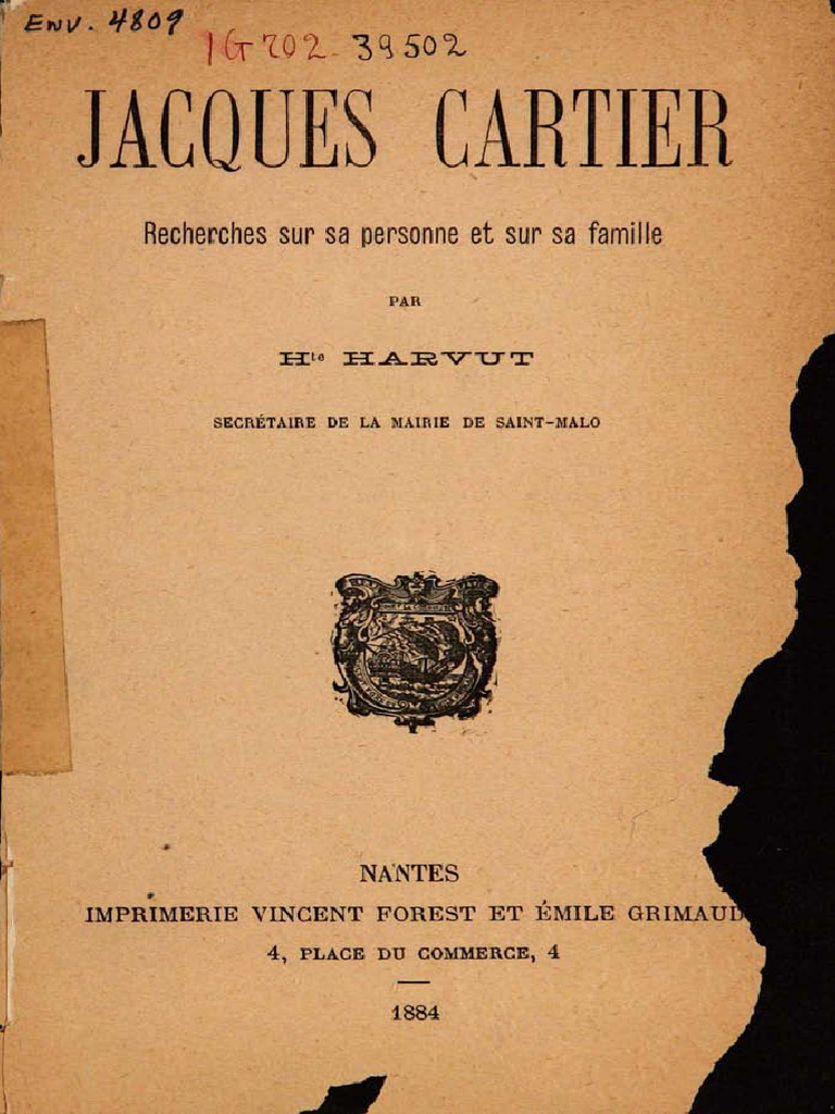 Généalogie de Jacques Cartier | PDF | Histoire | Religion et spiritualité