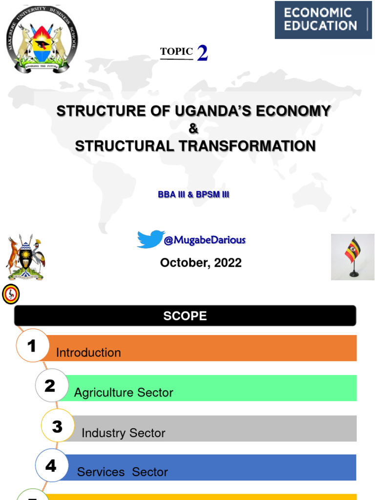 Structure and Transformation of Uganda's Economy | PDF | Economic ...