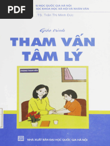 Giáo Trình Tham Vấn Tâm Lý (NXB Đại Học Quốc Gia 2012) - Trần Thị Minh Đức