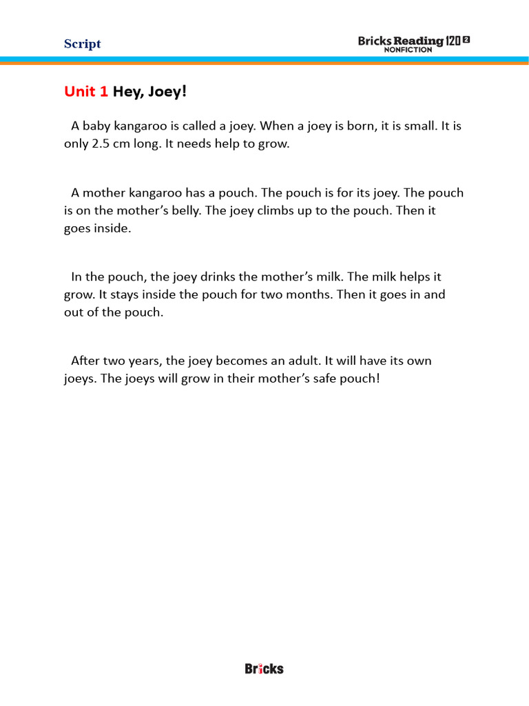 Bricks Reading 120 Nonfiction L2 - Script | Download Free PDF | Earth ...