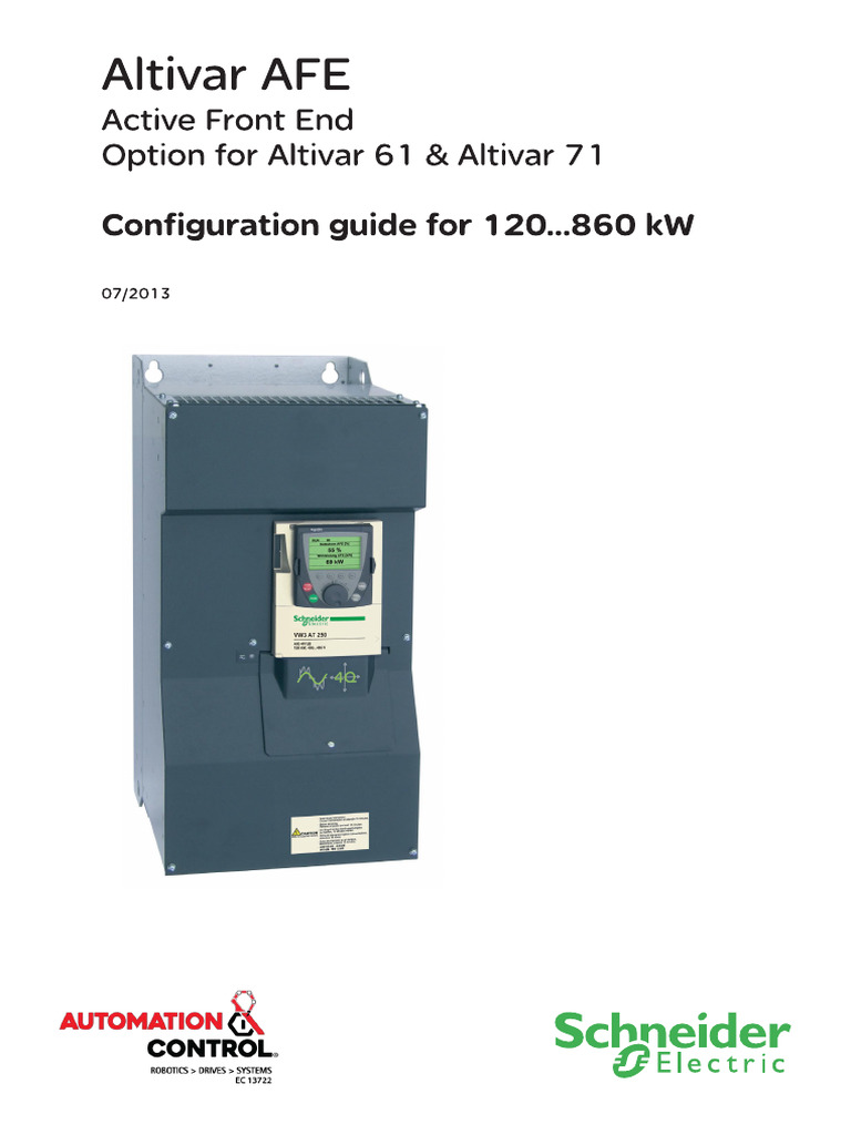 Altivar AFE 2013 | PDF | Power Inverter | Mains Electricity