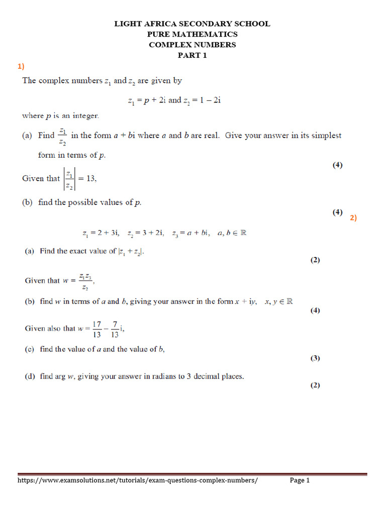 complex-numbers-test-by-ezra-download-free-pdf-complex-number
