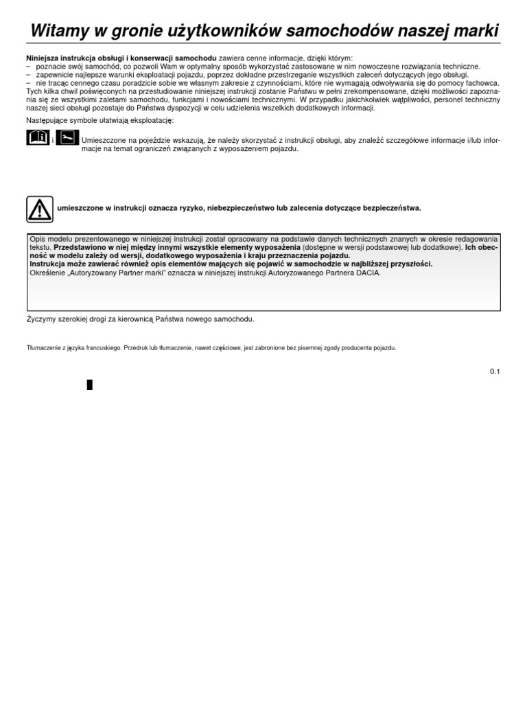 Automobile Dacia visual data 3