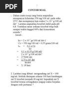 Contoh Soal Kinetika Lengkap