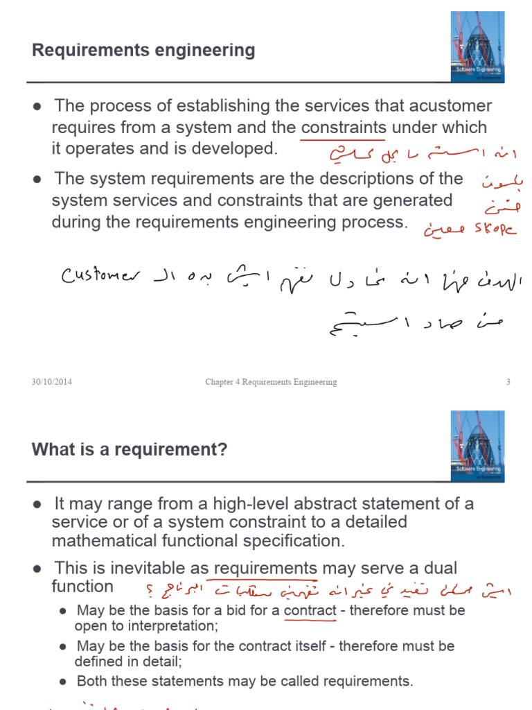 Ch4 Req Eng 1 Notes Pdf Use Case System