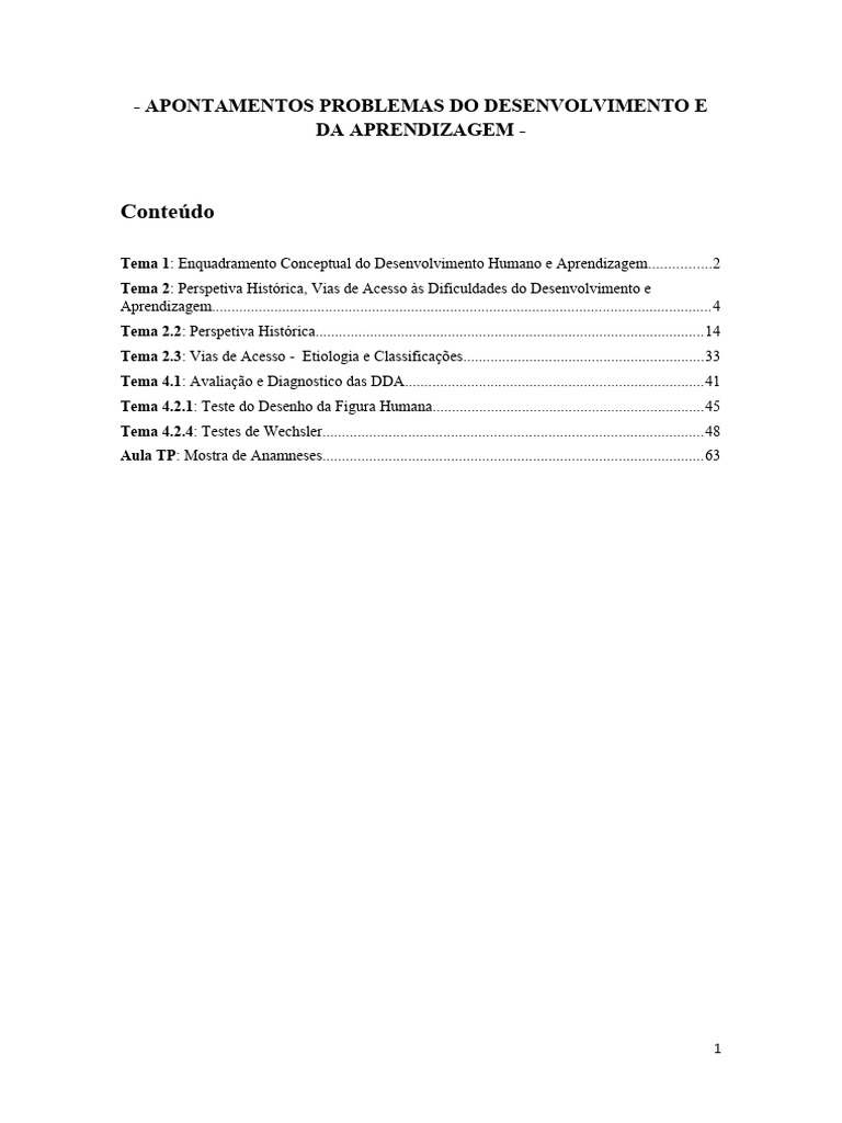 Desenvolvimento e Aprendizagem | PDF | Aprendizado | Dificuldade de ...