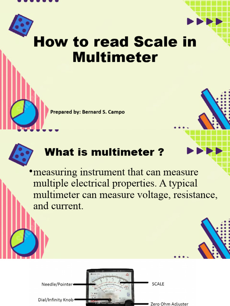 How To Read Scale in Multimeter | PDF