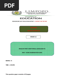 English Fal p2 Grade 12 QP Midyear 24-1