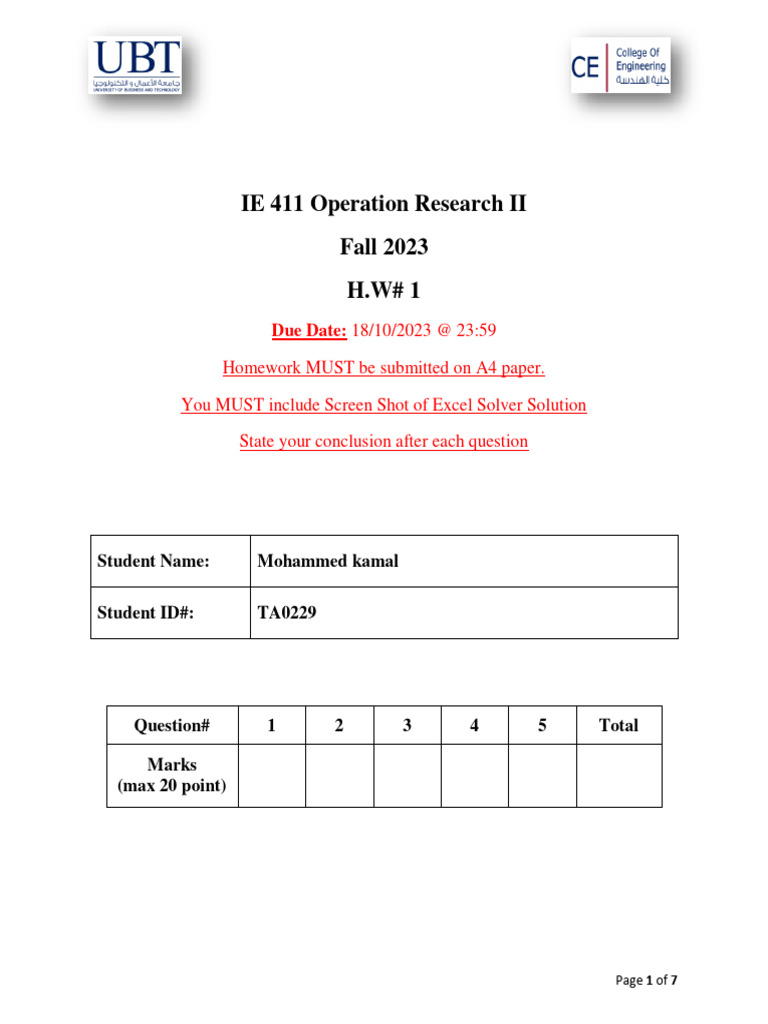 Hw 1 1 Download Free Pdf Business Business Economics