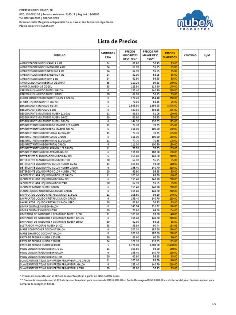 lista-de-precios-actualizada-08-07-2020-pdf-productos-de-limpieza