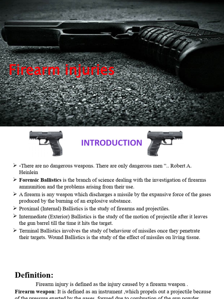 Injury and types | Download Free PDF | Gun Barrel | Firearms