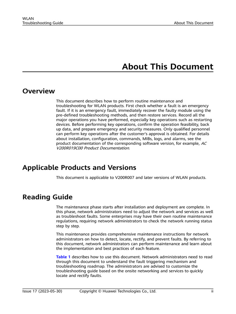 00-3 About This Document | PDF | Troubleshooting | Technical Support