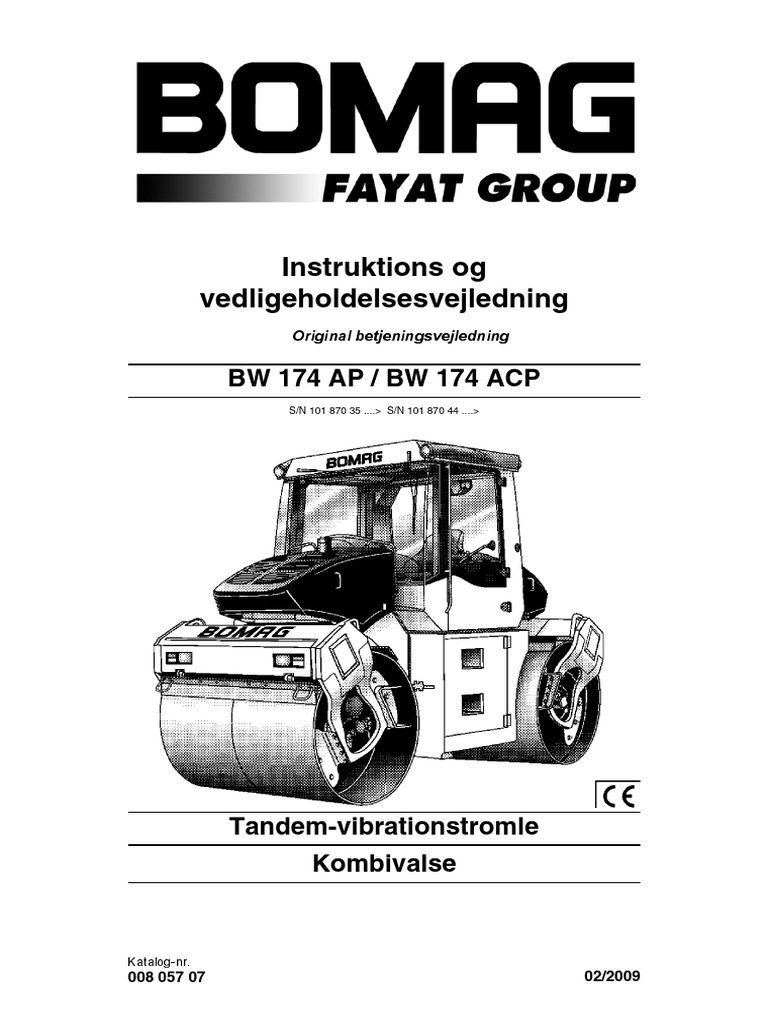 Bomag BW 174 | PDF