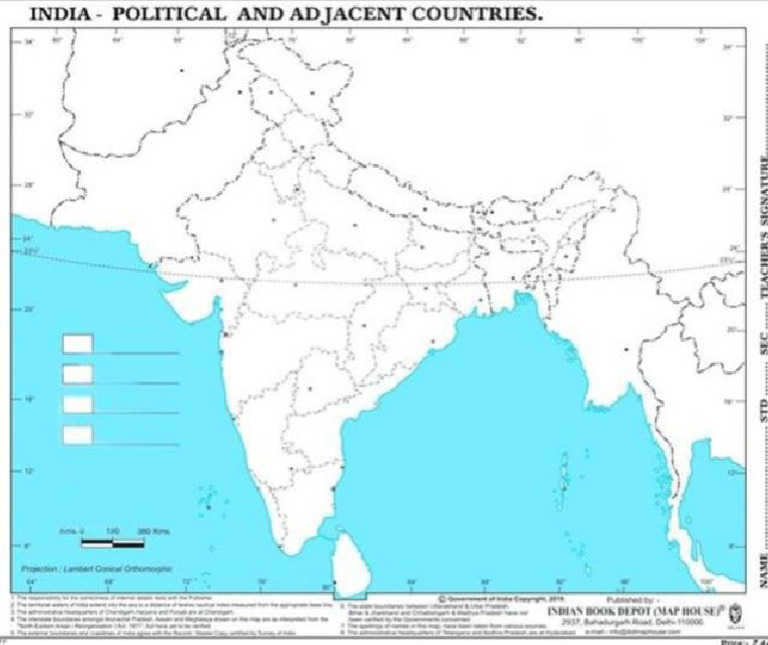 India S Map Pdf