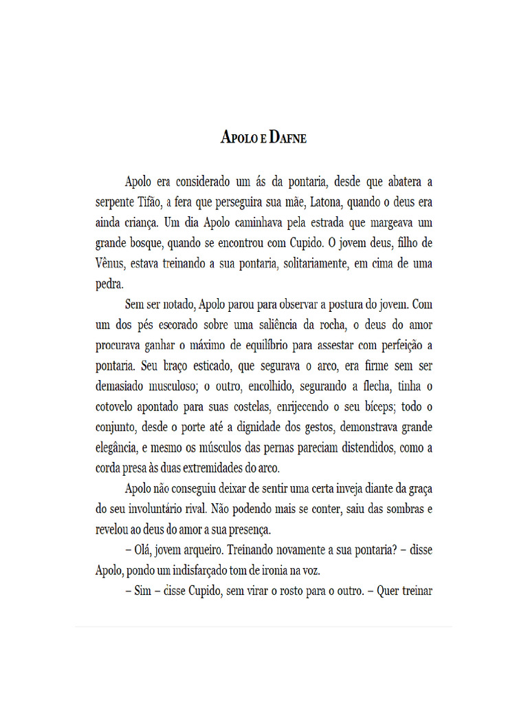Apolo e Dafne | PDF