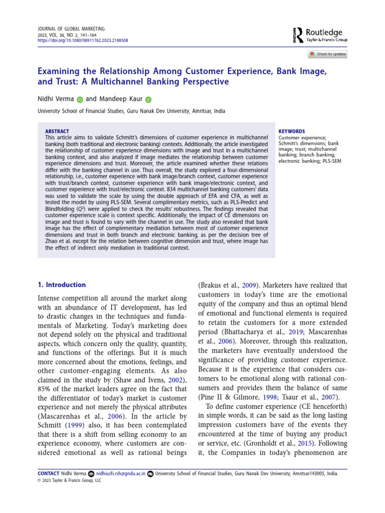 EBSCO FullText 2024 06 04 | PDF | Customer Experience | Experience